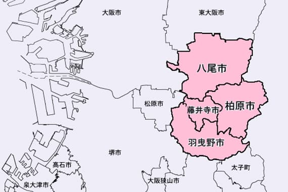 サービス対応エリアマップ